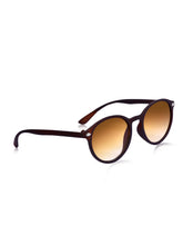 Celebrity Brown Oval Plastic Sunglasses For Men CLSN25-8121-02