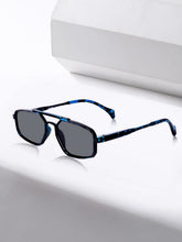 Celebrity Blue Retro-Square Plastic Sunglasses For Men CLSN25-82820-04