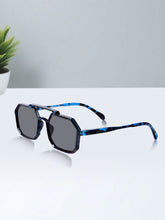 Celebrity Blue Round Plastic Sunglasses For Men CLSN25-82822-04