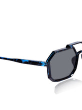 Celebrity Blue Round Plastic Sunglasses For Men CLSN25-82822-04