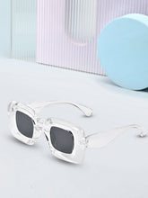 Celebrity White Retro-Square Plastic Sunglasses For Men CLSN25-86744-03