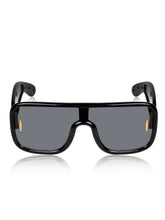 Celebrity Black Oversized Plastic Sunglasses For Men CLSN25-86984-07