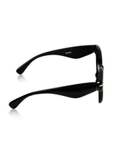 Celebrity Black Oval Plastic Sunglasses For Men CLSN25-87017-01