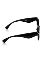 Celebrity Black Oval Plastic Sunglasses For Men CLSN25-87017-07