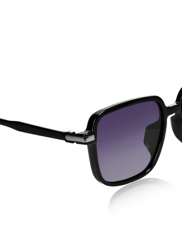 Celebrity Black Square Plastic Sunglasses For Men CLSN25-DC1001-07