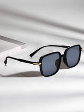 Celebrity Black Square Plastic Sunglasses For Men CLSN25-DC1001-08