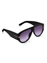 Celebrity Black Oversized Plastic Sunglasses For Men CLSN25-V696-01