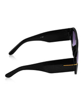 Celebrity Black Oversized Plastic Sunglasses For Men CLSN25-V696-01