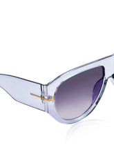 Celebrity Grey Oversized Plastic Sunglasses For Men CLSN25-V696-04