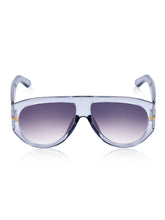 Celebrity Grey Oversized Plastic Sunglasses For Men CLSN25-V696-04