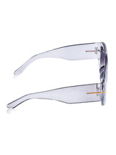 Celebrity Grey Oversized Plastic Sunglasses For Men CLSN25-V696-04