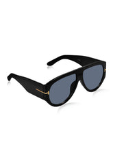 Celebrity Black Oversized Plastic Sunglasses For Men CLSN25-V696-07