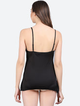 Fleurt Black Forbe Lycra Honey Moon Dress Dress for Women HOBF-BD-0143-BK