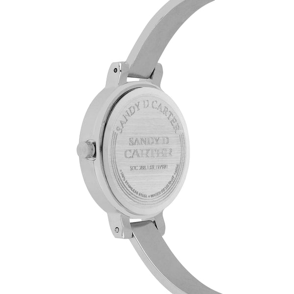 Sandy D Carter Metal Pink Analogue Round Watches for Women_SDC24-37-PK