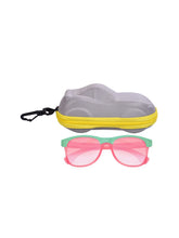 FROGGY Pink Plastic Full Rim UV Protected Stylish Sunglasses For Kids Boys & Girls-8233A-PK