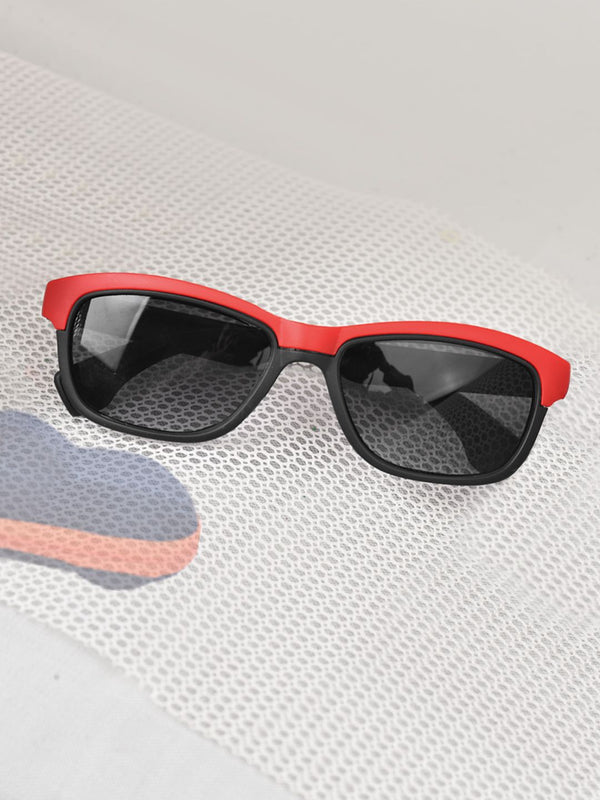 FROGGY Black Plastic Full Rim UV Protected Stylish Sunglasses For Kids Boys & Girls-8237A-BK