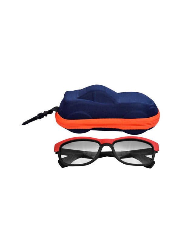 FROGGY Black Plastic Full Rim UV Protected Stylish Sunglasses For Kids Boys & Girls-8237A-BK