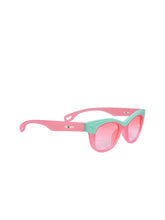 FROGGY Pink Plastic Full Rim UV Protected Stylish Sunglasses For Kids Boys & Girls-8239A-PK