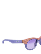 FROGGY Purple Plastic Full Rim UV Protected Stylish Sunglasses For Kids Boys & Girls-8239A-PR