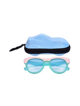 FROGGY Blue Plastic Full Rim UV Protected Stylish Sunglasses For Kids Boys & Girls-8240A-BL