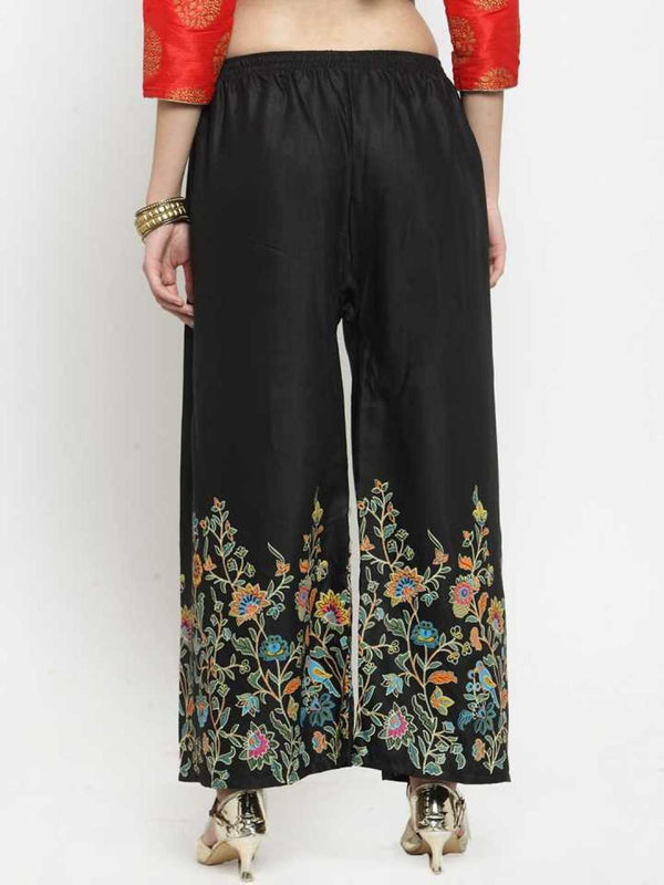 Trendy Half Print Palazzo Pants for Women HOBK291