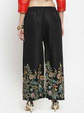 Trendy Half Print Palazzo Pants for Women HOBK291
