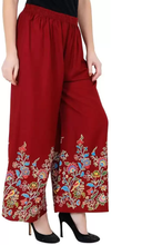 Fleurt Stylish Half Print Palazzo for Casual Outings HOBK295