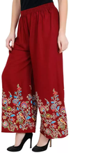 Fleurt Stylish Half Print Palazzo for Casual Outings HOBK295