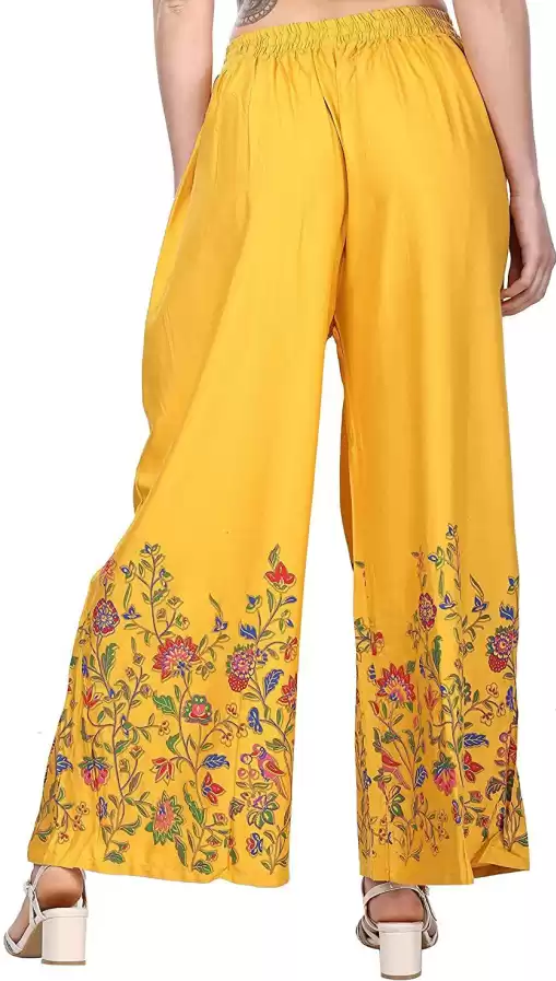 Elegant Half Print Palazzo with Modern Touch HOBK296