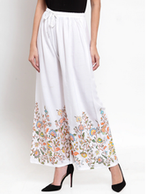 Comfortable Half Print Palazzo in Chic Design HOBK300