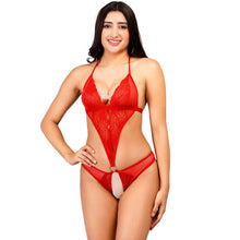 Fleurt Red Lycra Forbes Lingerie Set - One Size (Free Size) For Women Fleurt-Set-LTD-RD
