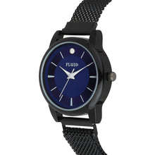 Fluid  Blue Round Allow Strap Analog Watches for Women FLWatch23-819L-BL01