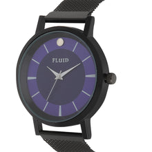 FLUID Blue Allow Strap Watches For Men FLWatch24-819G-BL01