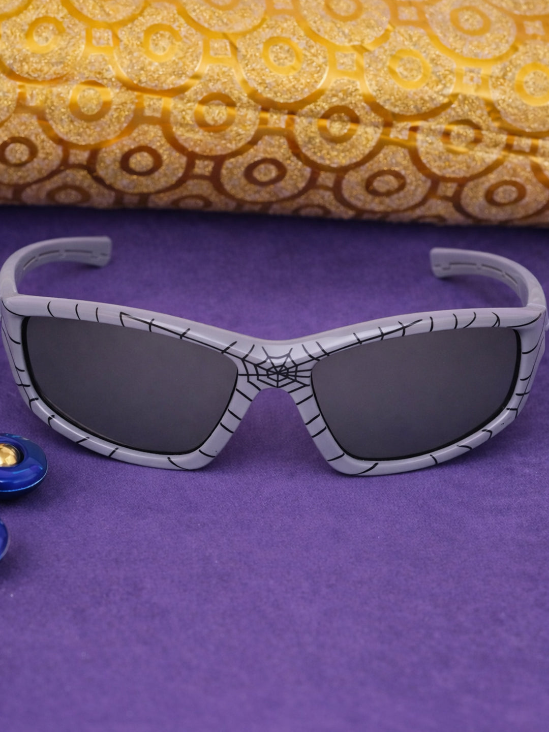 Stylish UV Protection Sunglasses for Kids with Comfortable Everyday Fit KD290GY