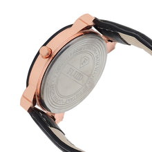 FLUID Black Leather Strap Watches For Men FLWatch23-020-SL01