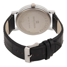 Sandy D Carter Synthetic Black Analogue Round Watches for Men_SDC24-114G-BK