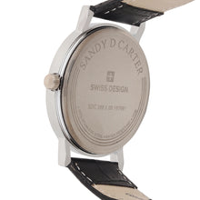 Sandy D Carter Synthetic Black Analogue Round Watches for Men_SDC24-114G-BK