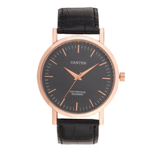 Sandy D Carter Synthetic Black Analogue Round Watches for Men_SDC24-113G-BK
