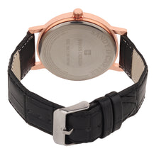 Sandy D Carter Synthetic Black Analogue Round Watches for Men_SDC24-113G-BK
