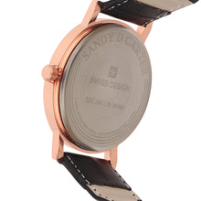 Sandy D Carter Synthetic Black Analogue Round Watches for Men_SDC24-113G-BK