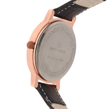 Sandy D Carter Synthetic Black Analogue Round Watches for Women_SDC24-113L-BK