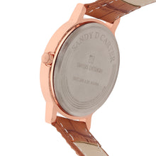 Sandy D Carter Synthetic Brown Analogue Round Watches for Women_SDC24-111L-BR