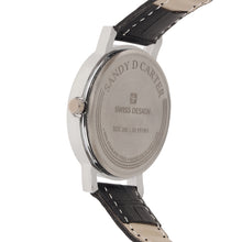 Sandy D Carter Synthetic Black Analogue Round Watches for Women_SDC24-114L-BK