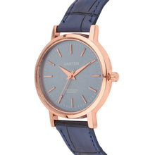 Sandy D Carter Synthetic Blue Analogue Round Watches for Women_SDC24-112L-BL