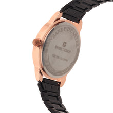 Sandy D Carter Metal Rose Gold Analogue Round Watches for Women_SDC24-60-RG-GR