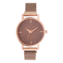 Sandy D Carter Metal Rose Gold Analogue Round Watches for Women_SDC24-73-RG-BR