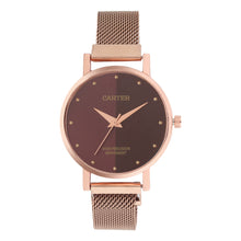Sandy D Carter Metal Rose Gold Analogue Round Watches for Women_Sandy D Carter-77-RG-RD