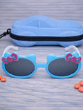 Travel Ready Sunglasses for Kids with UV Protection for Family Holidays KD215BL