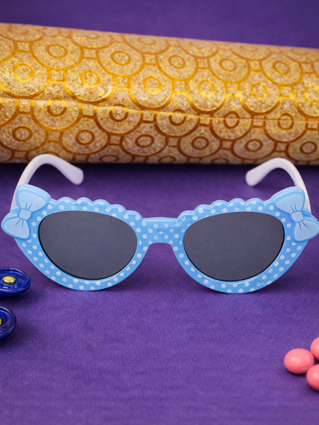 Stylish UV Protection Sunglasses for Kids for Travel School and Outdoor Adventures KD207BL