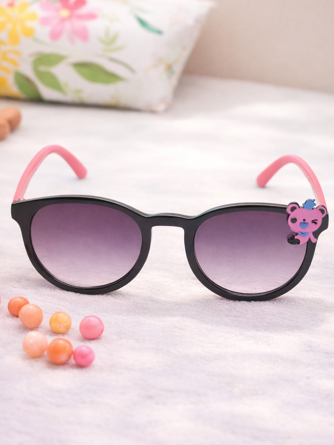 Premium Everyday Sunglasses for Kids with UV Protection and Comfortable Fit KD263BK